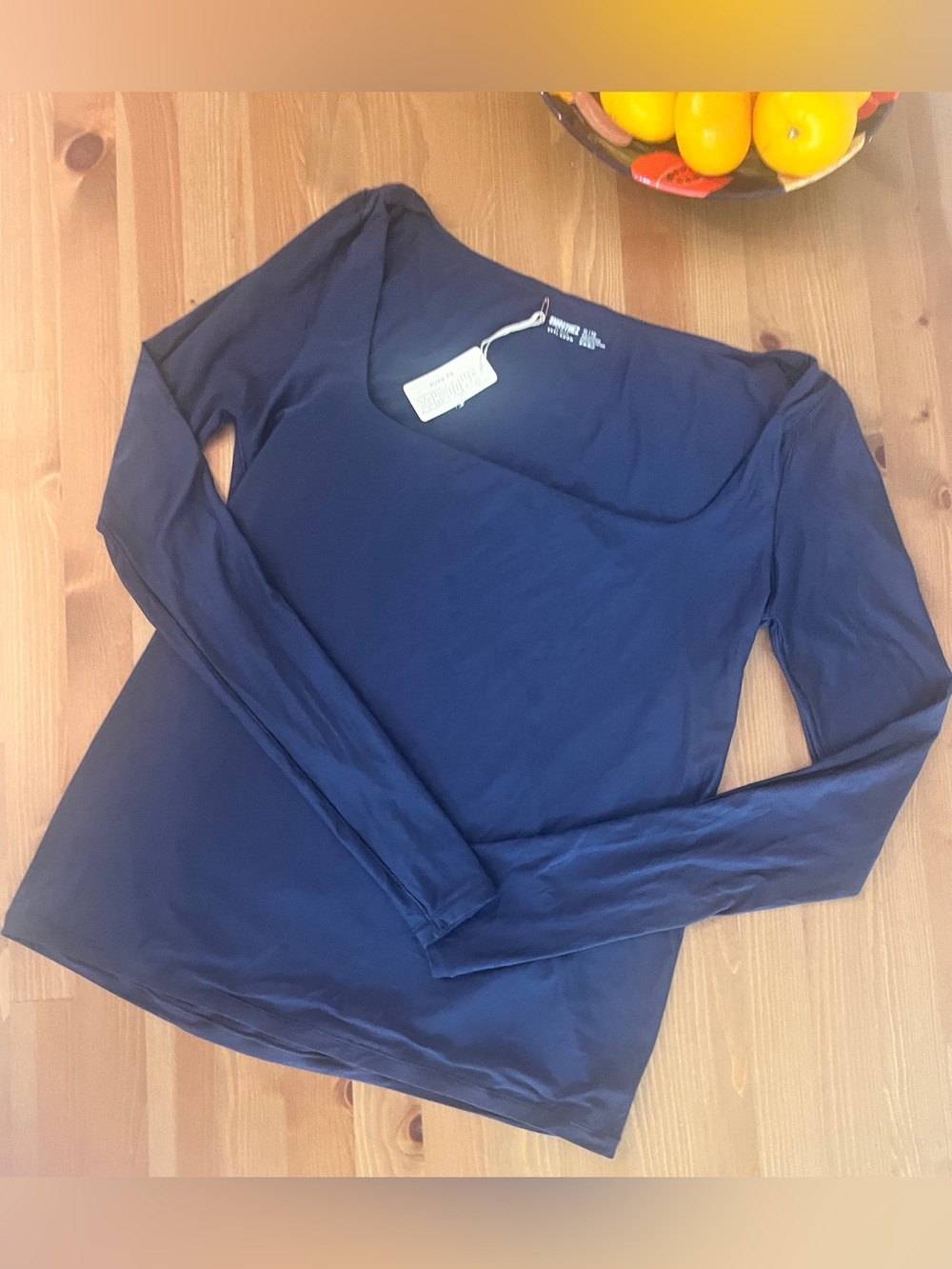 SMOOTHEZ LONG SLEEVE NAVY XL top by Aerie